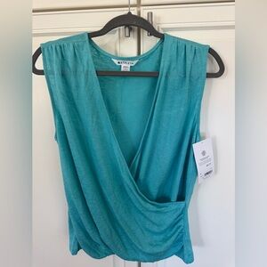 Athleta Turquoise Sleeveless Blouse